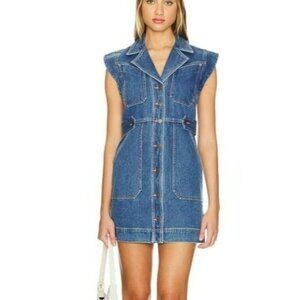 Veronica Beard Sz 14  Jax Denim Mini Dress NWT